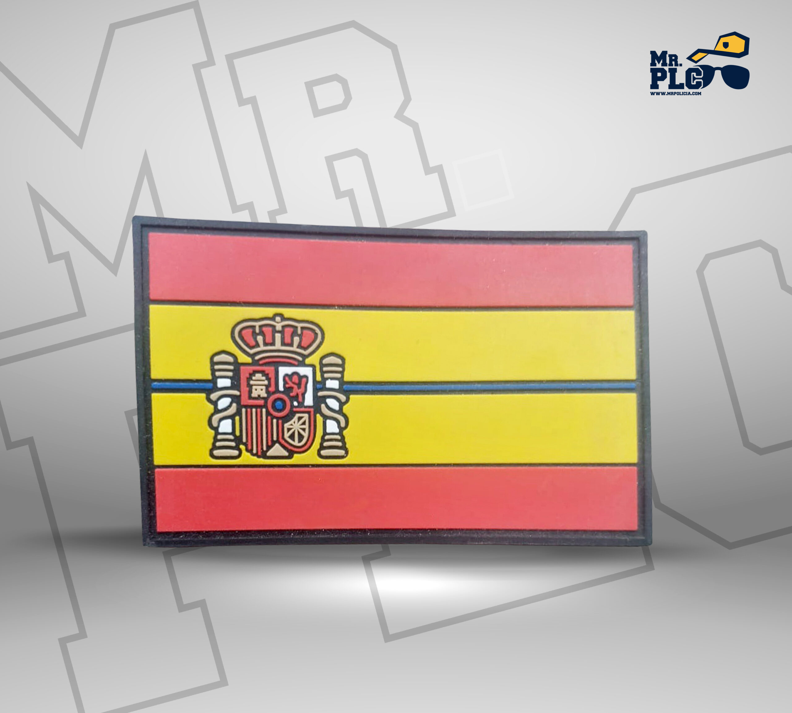 Parche bandera España trazos pequeño