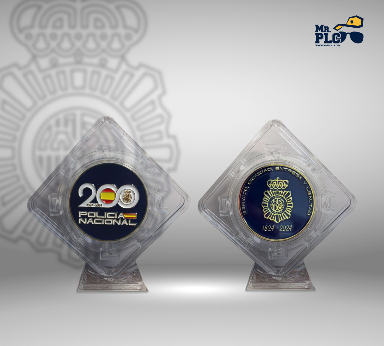 Comprar Moneda Plata 10 EUROS 27 gramos 200 Aniversario Policía Nacional  1824-2024 online